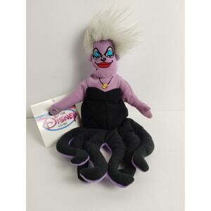 The Disney Store URSULA Mini Bean Bag Plush Toy The Little Mermaid 5.5"